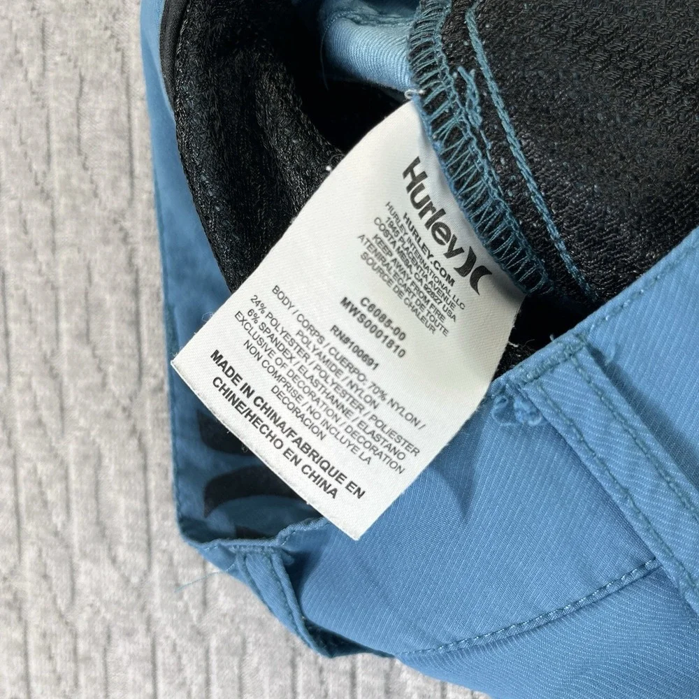 Nike Dri-Fit Hurley performance golf Men (30) outdoor Sports Blue dress shorts‎
